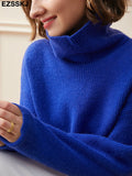 Christmas Gift 2022 Women's Sweater Autumn Winter Warm Turtlenecks Casual Loose Oversized Lady Sweaters Knitted Pullover Top Pull Femme