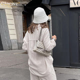 Kukombo Casual High Waist Lace-Up Pants Set Women Fashion Long Sleeve Shirts Two Piece Pants Set Female Solid Wide Trouser Suits