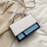 Kukombo Women New PU Leather Crossbody Bags For Women Messenger Bag Casual Panelled Shoulder Daily Lady Small Flap Travel Totes Fashion