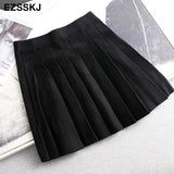 Christmas Gift 2021 Autumn winter a-line thick short SWEATER Skirt Women  good quality cute pleated mini skirt female elegant  knit skirt