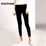 Christmas Gift Autumn Winter Women Leggings 2021 Solid Casual Slim Pants Trousers High Waist Sportwear Ladies Ankle Length Leggings