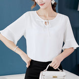 Kukombo Clearance In Stock Lowest Price Women Blouses & Shirts Summer Shirt New Fashion Slim Korean Office Long Sleeve Shirts Top