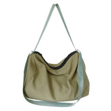 Back To College 2023 Waterproof Nylon Women Shoulder Bag Female Handbag Shopping Bags Unisex Soft Casual Crossbody Bag Solid Color Large Travel Bag