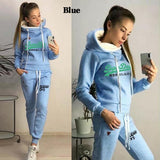 Tracksuit Women 2021 Two Piece Set Women Pullover Hoodies and Jogger Pants Casual Tracksuit Female Sweatshirts Outfits Suits