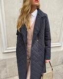 Christmas Gift Yiyiyouni Cotton-Liner Argyle Winter Jackets Women Sashes Slim Fit Thickening Long Padded Parkas Female Solid Casual Snow Coat
