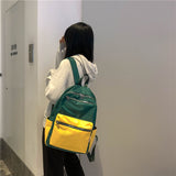 2022 Women Backpack For Teenage Girls Fashion Nylon School Bag Female Backbag Casual Large Capacity Travel Bag Mochilas K45