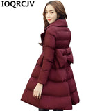 Christmas Gift New Women Parkas Winter Jacket Warm Thicken Long Cotton Padded Parkas Causal Female Outerwear chamarras de mujer para invierno