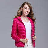 Christmas Gift Winter down jacket women coat warm Ultralight Hooded Jackets Long Sleeve Parka quilted coats Body warmer puffer jacket oversize
