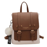 Kukombo New Women Designer Backpacks High Quality Leather Travel Backpack Sac A Dos Small School Bags for Teenage Girls Female Back Pack