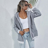 Christmas Gift 2021 Autumn Faux Fur Coat Women Winter Teddy Coat Female Fur Jacket Ladies Hooded Fluffy Teddy Jacket For Women