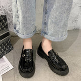 Kukombo sweet lolita Mary Jane shoes women Solid Loafers Zapatos De Mujer 2022 Casual Women Slip on Round Toe Platform Shoes low heels K39