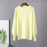 Christmas Gift Hirsionsan Soft Loose Knitted Cashmere Sweaters Women 2021 New Winter Loose Solid Female Pullovers Warm Basic Knitwear Jumper