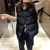 Christmas Gift 2021 Winter Sleeveless Jacket Women 3 Colors Autumn Covered Button Casual Warm Outwear Femme Vest Top Black Female WaistCoat