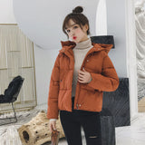 Christmas Gift Winter Down Padded Jacket Women's Short Korean Style Loose Bread Coat Cotton Jacket Small Padded Jacket Tide Winter Clothes
