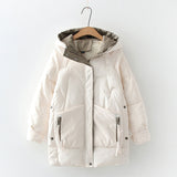 Christmas Gift 2021 Women Winter Warm Thick Hooded Cotton Down Jacket Newest Long Padded Parka For Women Oversize 3XL Winter Loose Cotton Coat