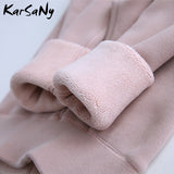 Christmas Gift Winter Women Leggins Velvet Warm Pants Casual Thick Lamb Wool Leggings For Women Winter Autumn Pants With Fleece Leggings 2021