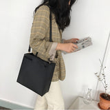 Kukombo Bags Shopper Tote Women Shoulder Bag Ladies Large Capacity Pocket Pu Leather Fashion Women's Composite Bags Travel Handbags
