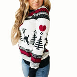 Christmas Gift Sumer Autumn Women Shirt Trend Christmas Long Sleeve T Shirt Gift Elegant Women Base Tops