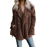 Christmas Gift 2021 Autumn Winter Teddy Coat Women Faux Fur Coat Female Oversized Teddy Jacket Ladies Outerwear Overcoat Thick Warm Plush Coats