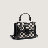 Kukombo New Luxury Designer Bags Women Fashion Chain Crossbody Bags For Women Plaid Handbags Shoulder Bags Messengers Female Bolso Mujer