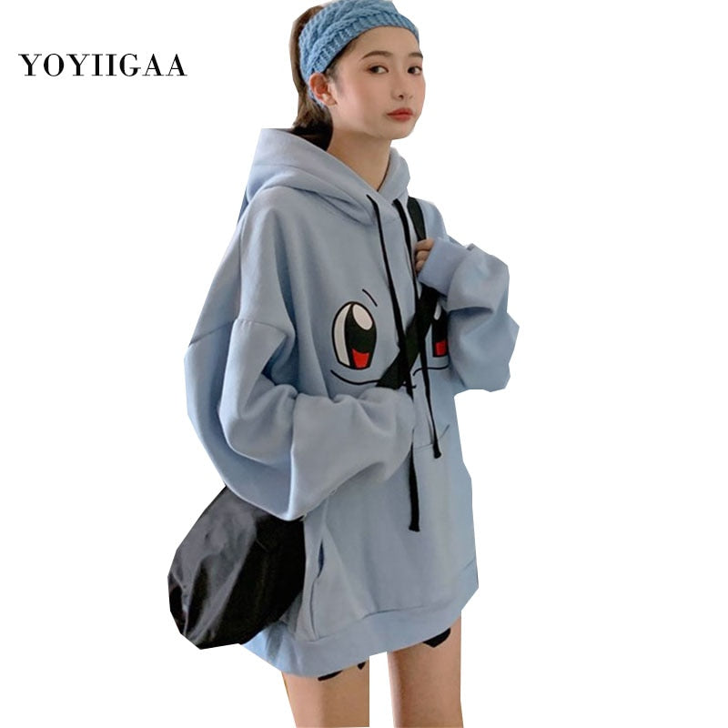 Christmas Gift Sweatshirt Women Girls Hoodies Harajuku Women's Hooded Casual Pullover Tops Plus Size Female Hoodie Pullovers for Woman Clothes