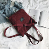 Kukombo  Women Corduroy Shoulder Bags Striped Cloth Fabric Handbags Casual Zip Tote Canvas Crossbody Bag Cute Shopping Bag For Ladies