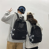 Kukombo Solid Color Women Rucksack Large School Bag Backpack for Teenage Girls Fashion College Student Back Pack Mochila Feminina 2 Size