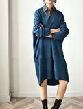 Christmas Gift NEW Autumn Sweater Women Dress Winter Long sleeve Sweater Knitted Dresses Long loose Maxi Oversize Dresses Knitting Robe Vestido