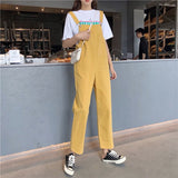 Kukombo Woman's Denim Overalls Solid Color Black Korean Preppy Style Fashion Jumpsuits Denim Dress Strap Skirt Summer Women Overalls