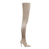Christmas Gift Eilyken 2021 Thigh High Boots Over The Knee Elastic Stretch Boots Women Botas Mujer Sexy Knee High Heels Sock Boots New