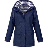 Kukombo 2022 Women's Rain Jacket Wind Hood Women Jacket For Women