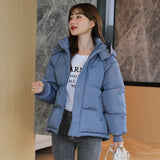 Christmas Gift 2021 New Women's Parkas Winter Jacket Coat Casual Thicken Warm Parka Loose Hooded Overcoat Cotton Padded Jackets Outwear
