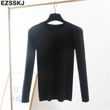 Christmas Gift winter clothes Knitted woman sweaters Pullovers spring Autumn Basic women's jumper Slim women's sweater cheap pull long sleeve