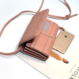 Kukombo Wallet Women Purse Fashion High Quality Long Purse Female Large Capacity Hasp Knitting PU Leather Clutch Wallets Women's Wallet