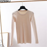 Christmas Gift winter clothes Knitted woman sweaters Pullovers spring Autumn Basic women's jumper Slim women's sweater cheap pull long sleeve