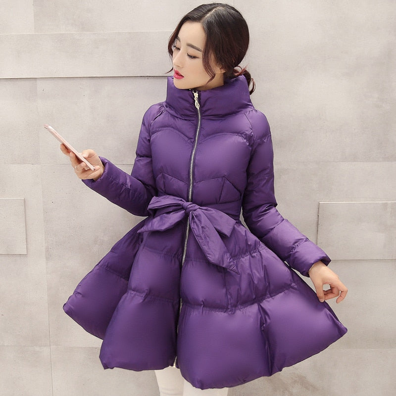 Christmas Gift 2021 New Fashion winter coat women warm outwear Padded cotton Jacket coat Womens Clothing High Quality parkas manteau femme R853