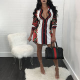 Cyber Monday Sales Hot Autumn Long Shirt Flower Print Blouse Plus Size Beach Blouses Women Casual Ruffles Sleeve Women Shirts Blouses S-3Xl