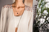 Kukombo 2022 Kimono Cardigans Fashion Chiffon Summer Tribal Retro Printed Long Blouses Ladies Shirts Women Clothing CA8091