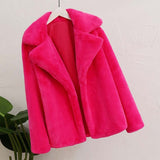 Kukombo Best Look In 2022 Winter Women Faux Fur Coat Ins Popular Fake Fur Jacket Women Thick Warm Soft Rex Rabbit Fur Overcoat Outerwear