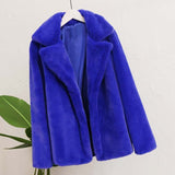 Kukombo Best Look In 2022 Winter Women Faux Fur Coat Ins Popular Fake Fur Jacket Women Thick Warm Soft Rex Rabbit Fur Overcoat Outerwear