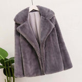 Kukombo Best Look In 2022 Winter Women Faux Fur Coat Ins Popular Fake Fur Jacket Women Thick Warm Soft Rex Rabbit Fur Overcoat Outerwear