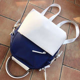 Kukombo Back to school  Nylon Women Backpack Fashion Panelled Travel Bags Backpack School Bag For Teenage Girls Casual Style Back Pack Daypack Bolsa