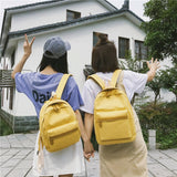 2022 Women Canvas Backpacks Boys Shoulder School Bag  Rucksack for Teenage Girls Travel Fashion Pack Bolsas Mochilas Sac A Dos