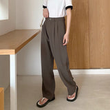 Kukombo Casual Pants Women Various Lengths All-Match Spring Loose Empire Ins Simple College Mujer Solid Trousers Baggy Fashion Classic