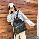 Kukombo Fashion College School Bag Backpacks for Women Striped Book Packbags for Teenage Girls Men Travel Shoulder Bags Rucksack