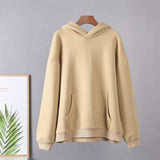 Christmas Gift Hirsionsan Soft Cotton Fleece Women Sets Autumn Winter Thicken Warm Hoodie Sweatshirts and Pants Two Piece Sets Ladies Tracksuit