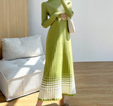Kukombo Autumn Winter Half Turtleneck Women Dress Long Sleeve A-line Female Sweater Dress Ladies Knitting Vestidos