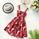 Christmas Gift Marwin New Coming Off Shoulder Ruffle Dot summer Dress women white strap chiffon beach Boho party sexy dresses vestido furits