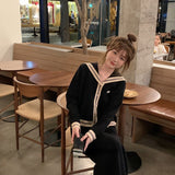 Christmas Gift 2 Piece Dress Set Women Elegant Knitted Suits Korean Fashion Cardigan Sweater + Casual Midi Skirts 2021 Winter Tracksuits
