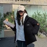 Christmas Gift 2021 New Winter Jacket Coat Women Warm Parkas Snow Wear Thicken Warm Cotton Padded Jacket Female Loose Wadded Jackets Plus Size